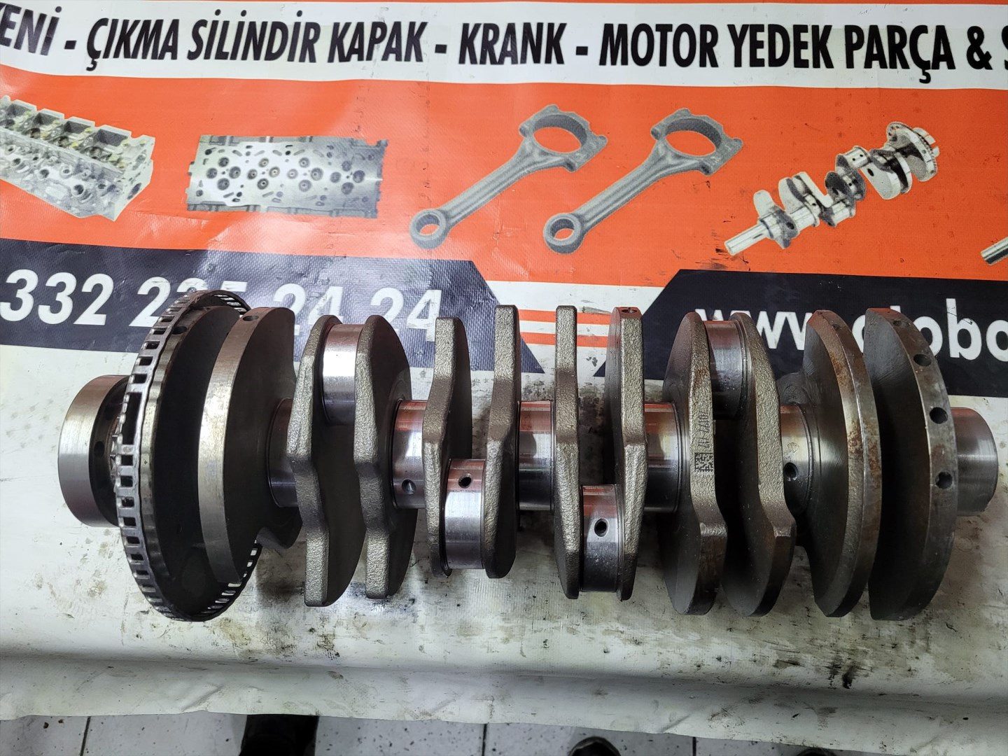 Audi Q7 / Porsche Cayenne 3.6 VR6 FSI (03H105101AD / 03H) Krank Mili – Orijinal Çıkma