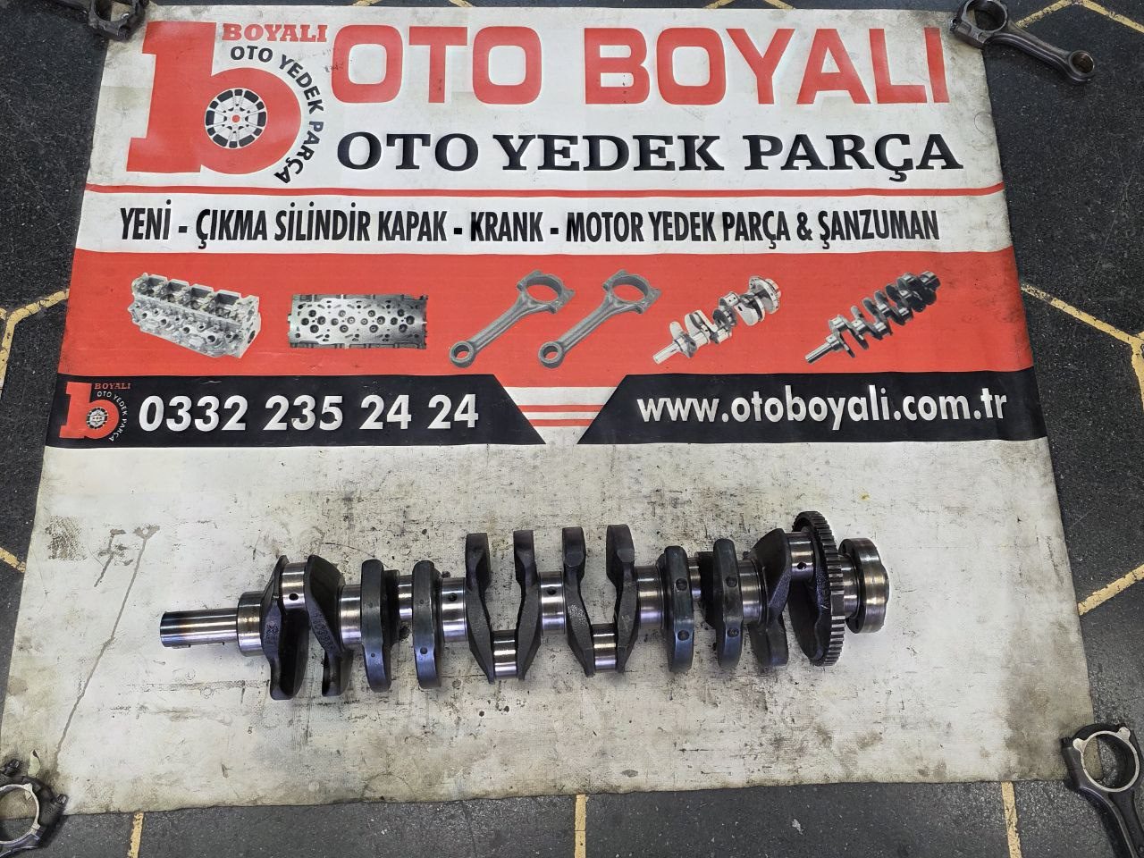 BMW 3 Serisi E90 / E46 330i 3.0 M54 (1403866 / 11211403867) Krank Mili – Orijinal Çıkma