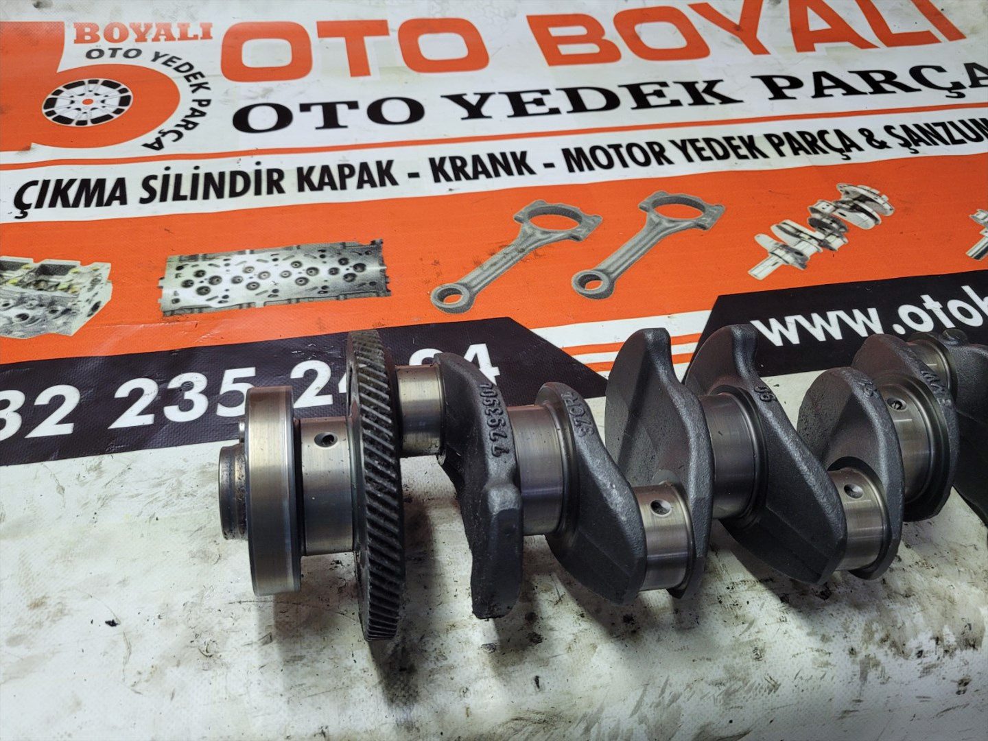 Krank Mili M47 7793901 Orijinal Cikma