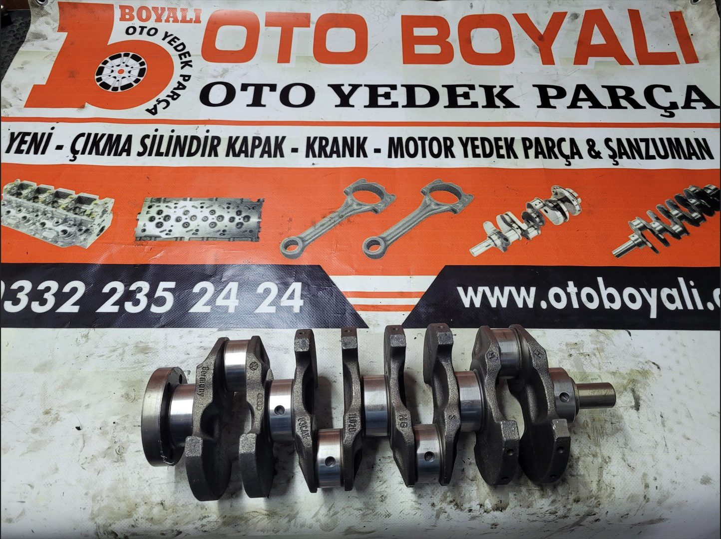 Krank Mili BLF 03C105101BJ Orijinal Cikma